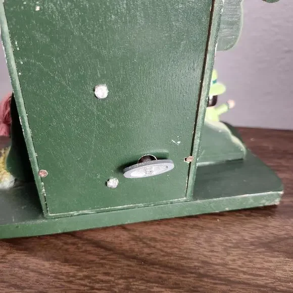 Vintage Schmid Music Box Tree When Irish Eyes Are Smiling Spinning Leprechaun